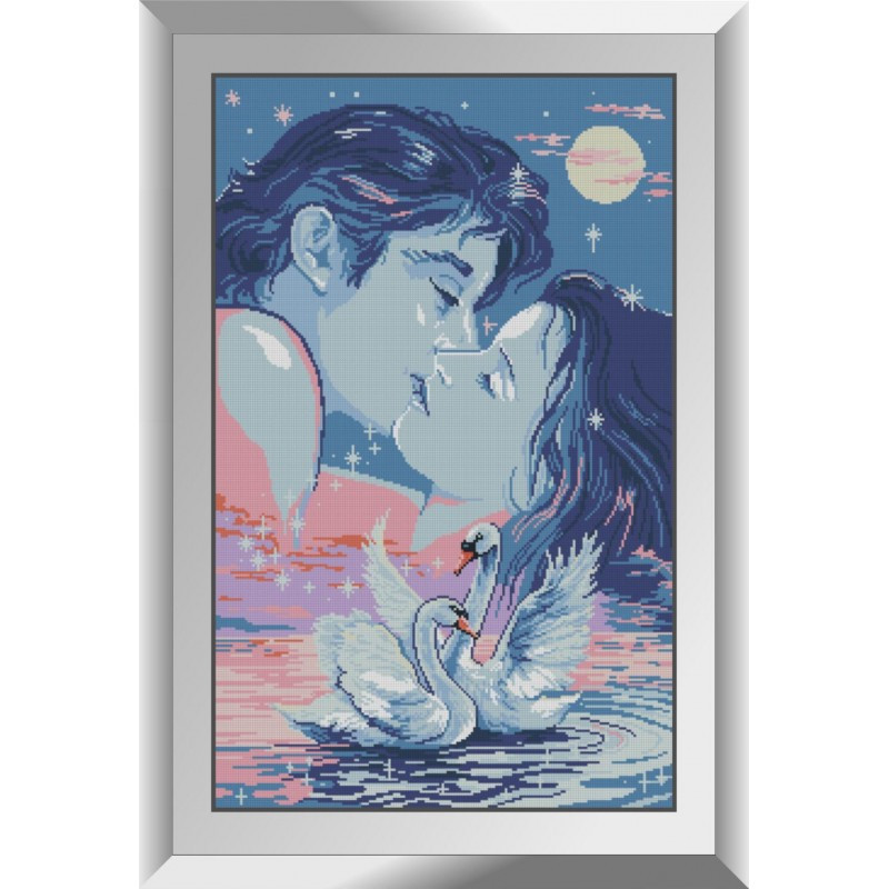 Набір алмазної мозаїки Лебедина пісня Dream Art 31518 (47 x 75 см), фото 1
