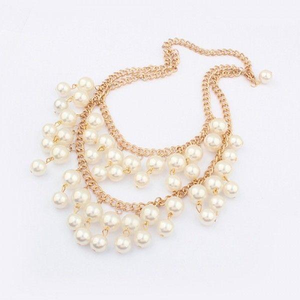 РОЗПРОДАЖ! Подвійне перлове намисто | Puls69, фото 1
