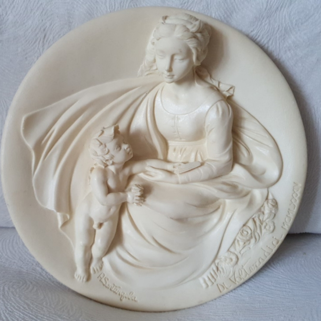 Настінна тарілка колекційна Мадонна Tenera, фото 1