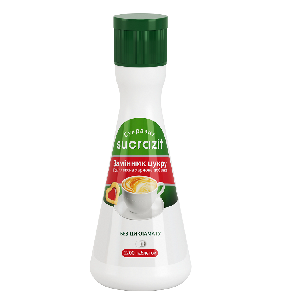 Замінник цукру Sukrazit Family size 1200 таблеток