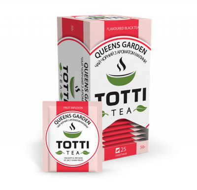 Чай фруктовий TOTTI Tea «Королівський сад», пакетований, 25 шт по 2г.