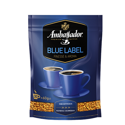 Кава розчинна Ambassador Blue Label, пакет 400