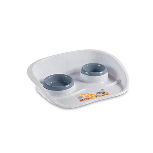 Миски на таці 0,25 л та 0,3 л Set dinner Stefanplast