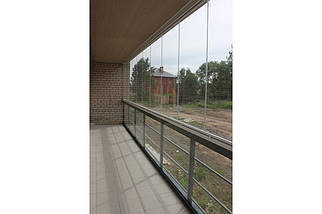 Безрамне скління балконів і лоджів, фото 3