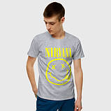 Чоловіча футболка. Друк на футболці. Nirvana. Нірвана, фото 3