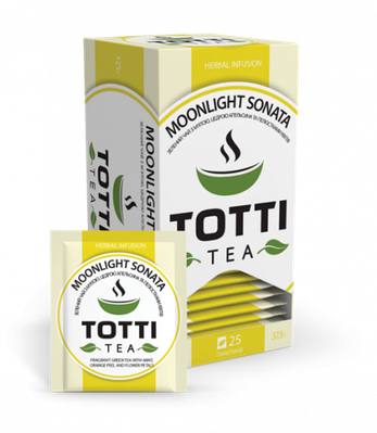 Чай трав'яний TOTTI Tea «Місячна Соната», пакетований, 25 шт по 1,5 р.