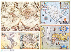 Декупажна карта Старовинні карти Art