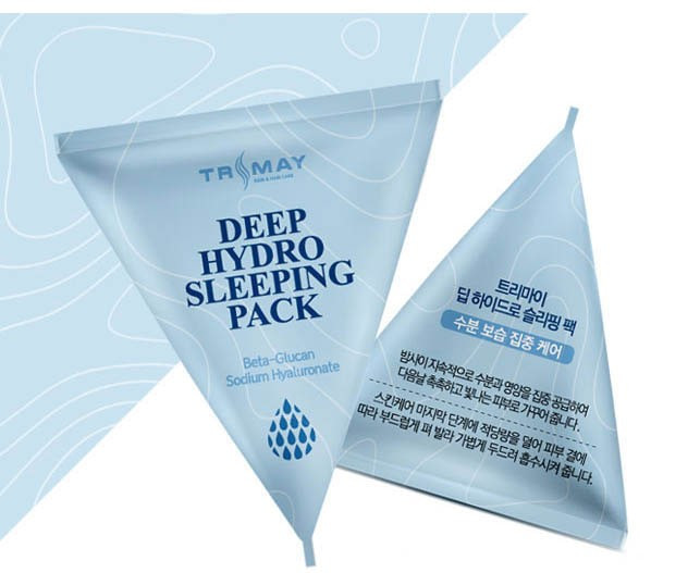 Нічна маска для інтенсивного глибокого зволоження шкіри Trimay Deep Hydro Sleeping Pack