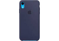 Чехол-накладка Apple Silicone Case for iPhone Xr, Midnight Blue (HC)