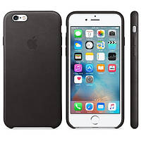 Чехол-накладка Apple Leather Case for iPhone 6S, Black (MKXW2) Оригинал