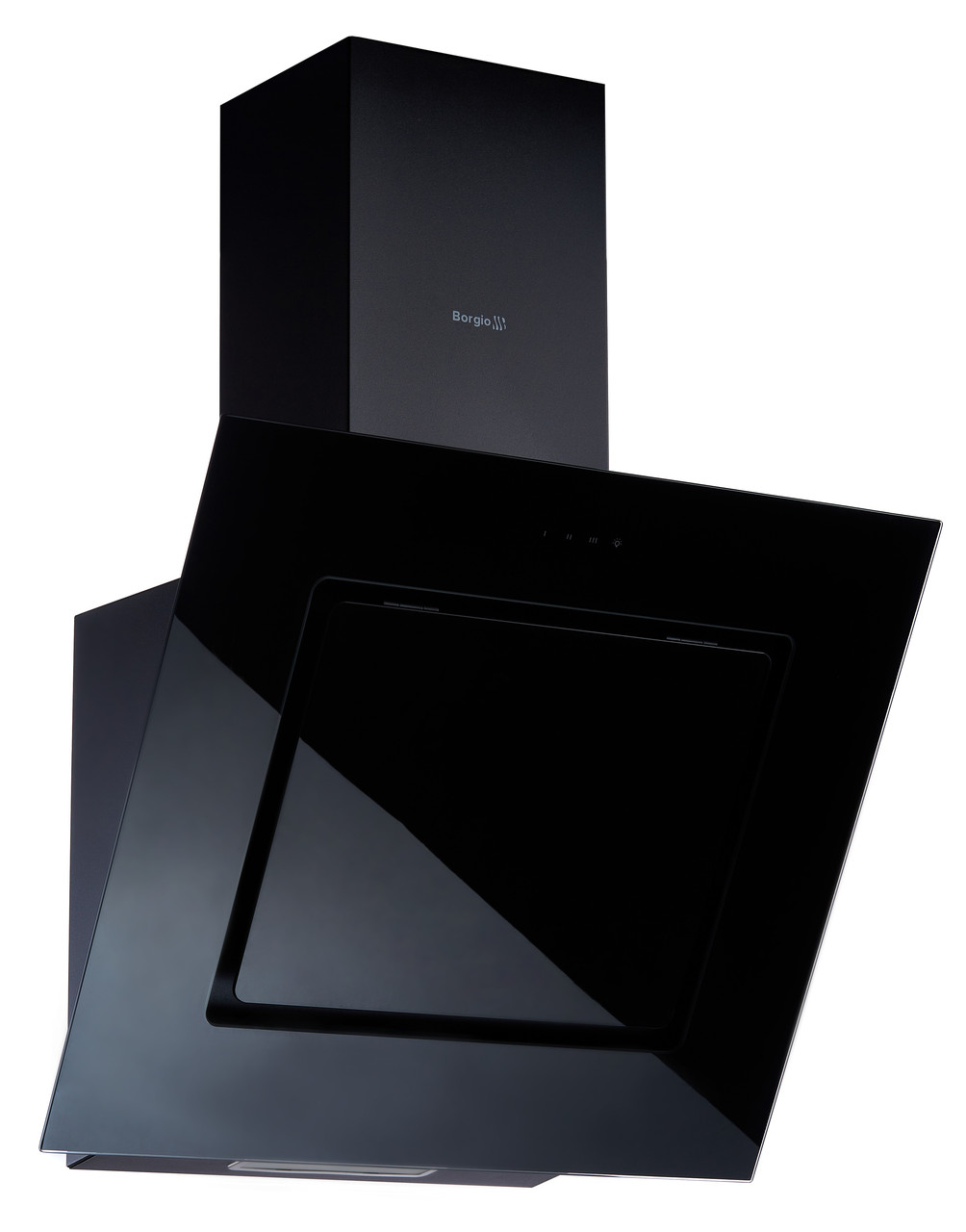Витяжка похила декоративна BORGIO RNT-F 60 black MU (850 м/куб)