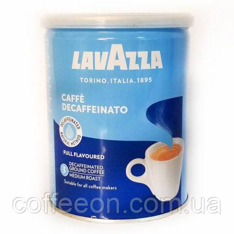 Кофе молотый Lavazza Dek 250гр ж/б - фото 1 - id-p1165798450
