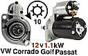 Стартер AUDI FORD Galaxy SEAT Alhambra Arosa Cordoba Ibiza Leon Toledo SKODA Fabia Octavia VW Bora Caddy, фото 3