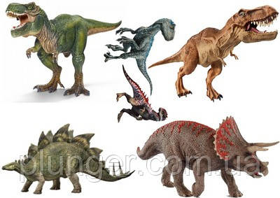 Вафельна картинка для кондитерських виробів Динозаври (аркуш А4) 6, фото 1