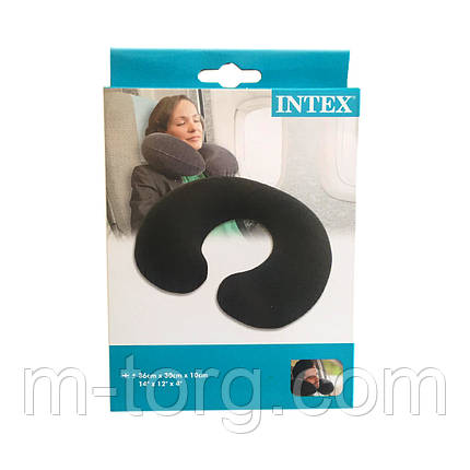 Дорожня надувна подушка intex, фото 3
