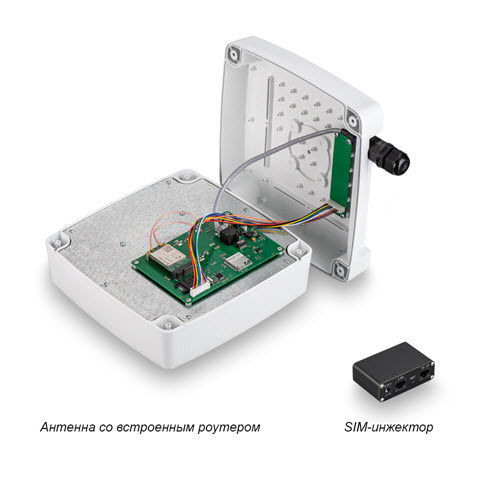 Роутер Kroks Rt-Ubx RSIM eQ-EC с m-PCI модемом Quectel EC25-EC, с поддержкой SIM-инжектора