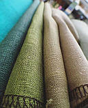 Вільна лляна туніка-сукня з воланом. Кольори в асортименті, розміри 40-72+, плюссайз, фото 3