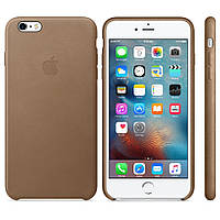 Чехол-накладка Apple Leather Case for iPhone 6S Plus\6 Plus, Brown (MKX92) Оригинал