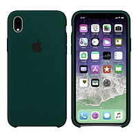 Чехол-накладка Apple Silicone Case for iPhone Xr, Dark Green (HC) (A)