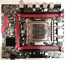 Нова. У наявності. Материнська плата JingSha X79M-S LGA 2011 microATX 4xDDR3 USB3.0 NVMe під Xeon 2689 v1 v2