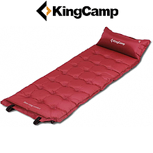 Самонадувающийся килимок KingCamp Base Camp Comfort (wine red)