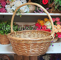 Кошик із лози d-34-36 см