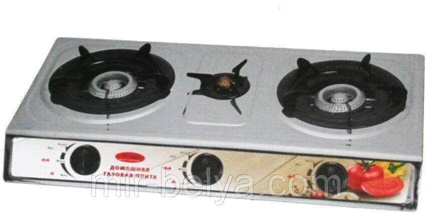 Настільна газова плита таганок на 3 конфорки Wimpex WX-1103, фото 1
