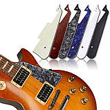 Пікгард панель для електрогітари гітарі Gibson Epiphone Cort Les Paul LP China чорний перламутр тришаровий, фото 2