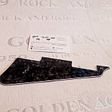 Пікгард панель для електрогітари гітарі Gibson Epiphone Cort Les Paul LP China чорний перламутр тришаровий, фото 5