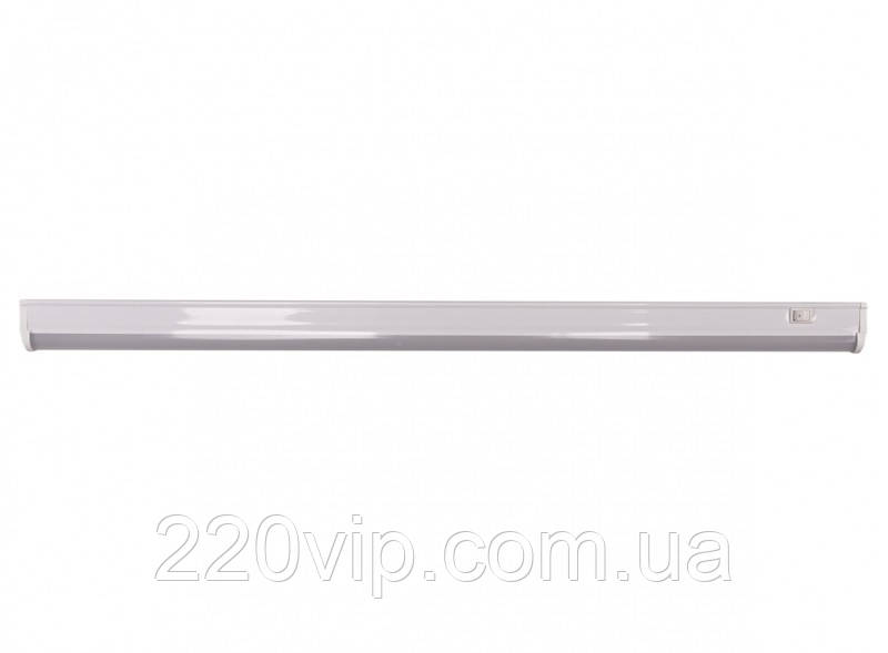 Світильник Т5 30 см 340 Lm 4W 6000K лінійний Luxel, меблевий LX2001-0,3-4C Люксель, світлодіодний 305х36х22 мм