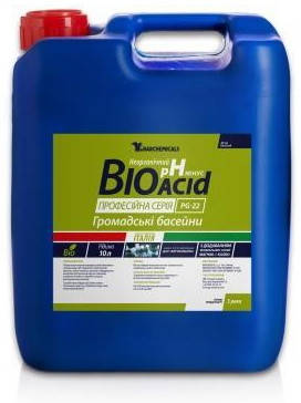 Рідкий засіб для зниження рівня pH Barchemicals PG-22 з добавкою BioAcid (10 л)