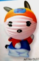 Підвісний паперовий ліхтар -лампіон Зайчик, фото 1