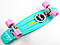 Скейт Пенні борд Penny Board Original 22 бірюзові дошки фіолетові колеса, фото 6