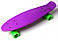 Penny Board Original 22 Пенні Борд фіолетовий салатові колеса, фото 3