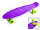 Penny Board Original 22 Пенні Борд фіолетовий салатові колеса, фото 4