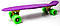 Penny Board Original 22 Пенні Борд фіолетовий салатові колеса, фото 5