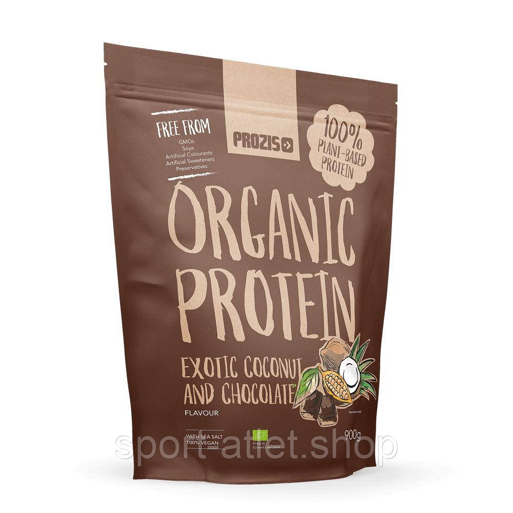 Протеїн Prozis Organic Vegetable Protein, 900 грам Кокос-шоколад