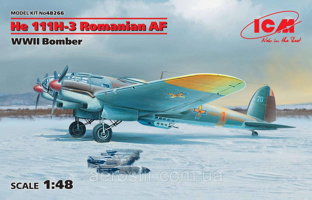 He 111H-3 ВВС Румунії 1/48 ICM 48266, фото 1