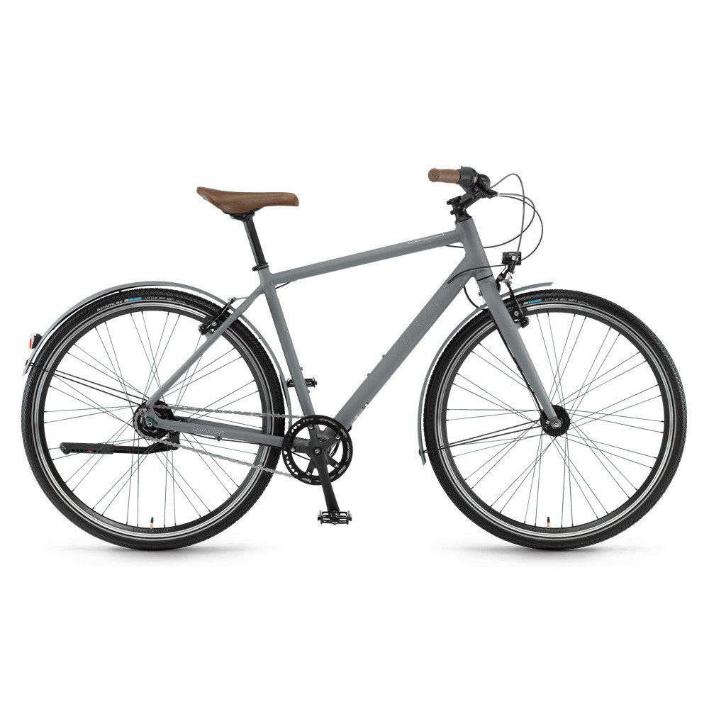Велосипед Winora Aruba men 28" 8-G Nexus FL, рама 51, сірий матовий, 2021