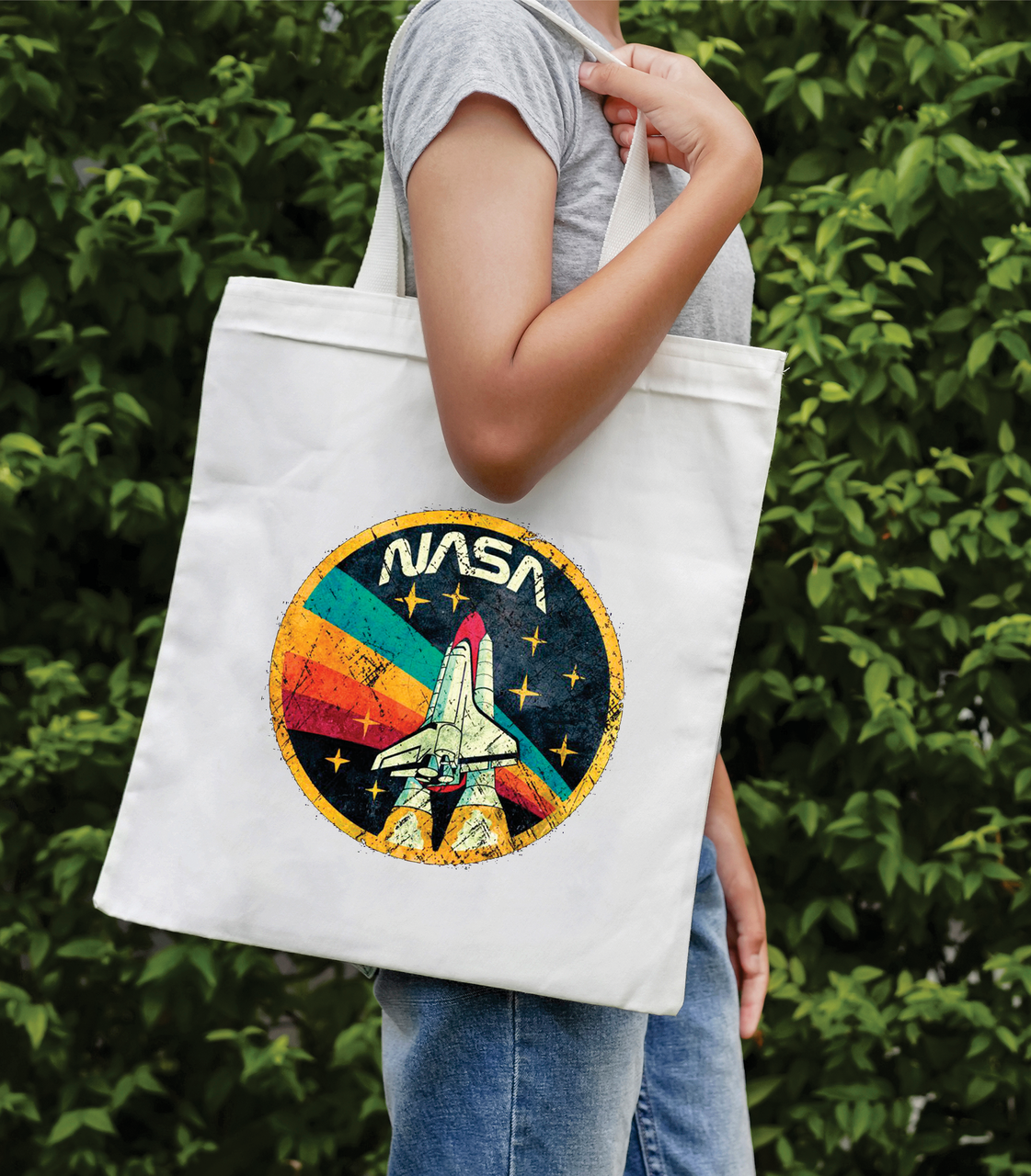 Сумка для покупок з яскравим принтом, фото 1