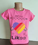 Футболка для дівчинки LIKEE 7-8,8-9,*10-11,, фото 3