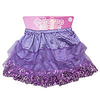 Детская карнавальная юбочка, 30 см, фиолетовый, текстиль (DRW-307)