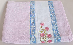 Махрове простирадло «Papatya» в кольорах (Туреччина) Євро розмір