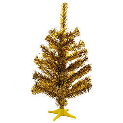 Штучна Ялинка новорічна 60 см, золотистий, ПВХ (6МАГ-60/1)