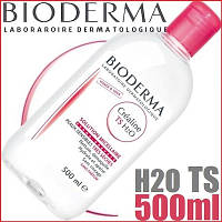 Мицеллярная вода для сухой кожи Bioderma Sensibio Crealine TS H2O Solution Биодерма Сенсибио Креалайн 500мл