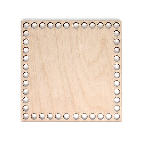 Квадратне денце для в'язання 25 см, товщина 6 мм, фото 1