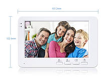 Комплект відеодомофона HD DOM AHD 7SM + панель виклику DOM HD CS01, фото 3