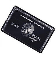 Флешка - кредитка American Express 16GB чорний