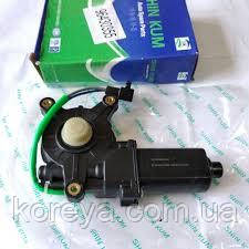 Мотор (двигун) склопідіймача лівий (під шестерню) Ланос. SHIN KUM 91517, фото 1