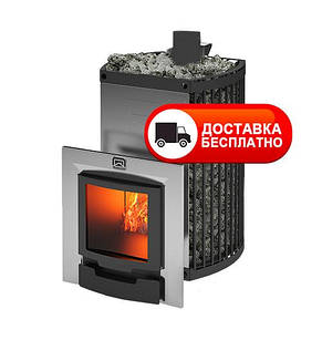 Піч для сауни "Домна Сітка-Панорама" 20-ЛК, фото 1